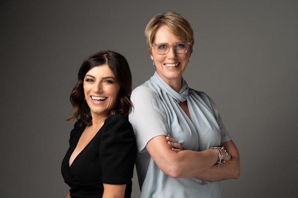 Getting the band back together: ex-adviser Angela Pippos (left) and former MP Zoe Daniel are hitting the speaking circuit.
