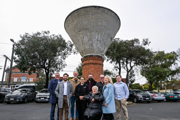 The Mordialloc water tower was heritage-listed last month.