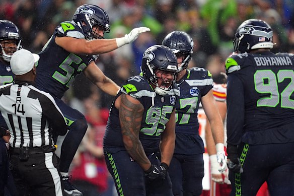 Brandon Pili (No.95) has forged a reputation as a fearsome nose tackle.