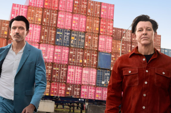 Paul Dempsey (left) and Bernard Fanning have joined forces and will be playing at SummerSalt.