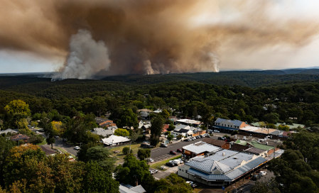 Authorities conducted a planned burn in the Blue Mountains National Park last month.