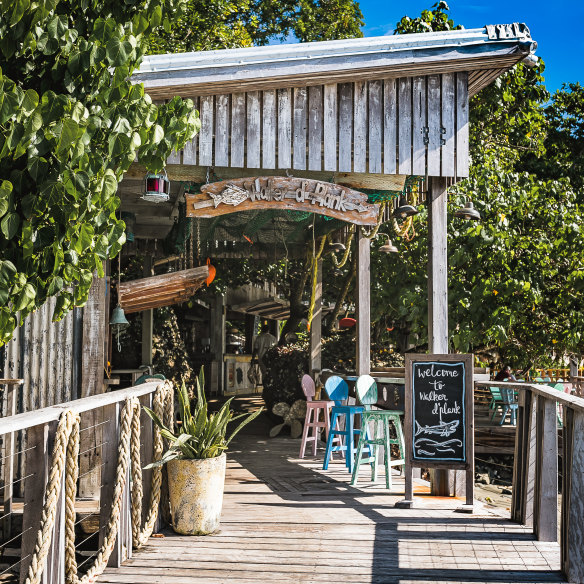 Walker D’Plank, a bar oozing character at Kokomo Private Island Resort, Fiji.