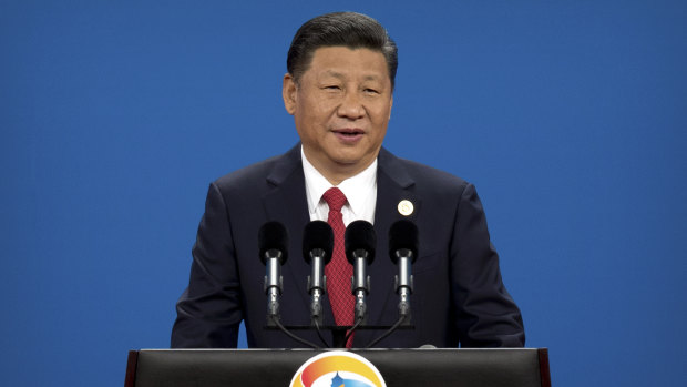 Chinese President Xi Jinping attends the opening ceremony of the Belt and Road Forum last year.