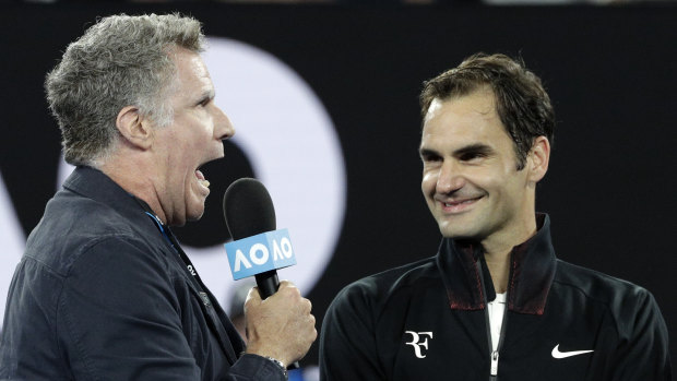 One of the more unusual post-match interviews for the Australian Open.