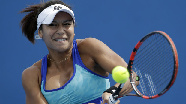 In 2015, a bad period contributed to Heather Watson's first-round loss at the Australian Open.