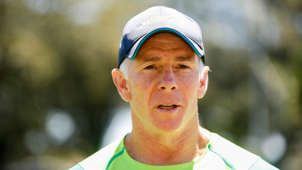 Out: Outgoing men's sevens coach Andy Friend before this year's Sydney Sevens. 