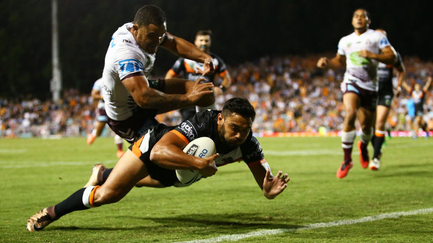 Weapon: Form such as this saw David Nofoaluma become a fan favourite.