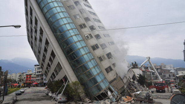Scores of people are missing after a powerful earthquake struck. 