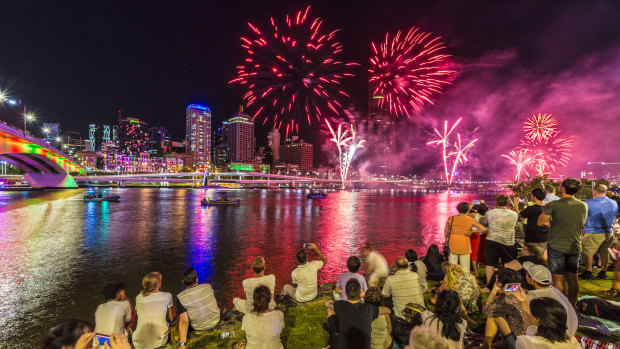Weather experts say heavy rain is a certainty during New Year's Eve celebrations in Brisbane with hail, damaging winds and lightning also on the cards.