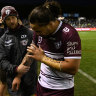‘My arm basically fell off’: Manly prop dislocated shoulder three times in one game