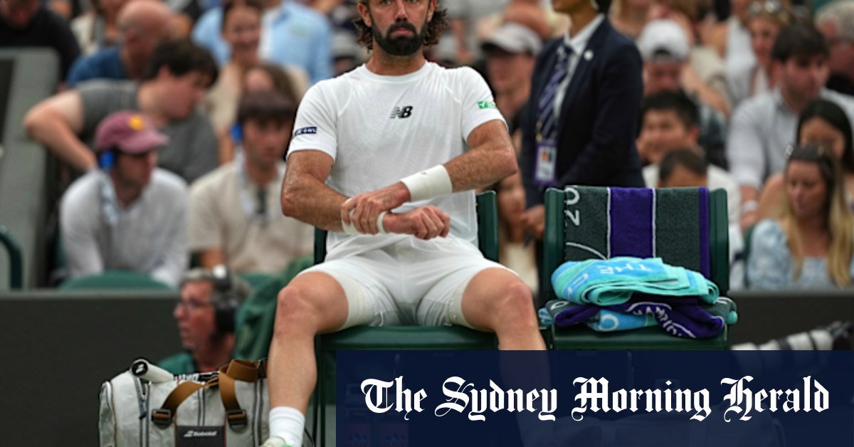 ‘I feel like a pussy’: Thompson’s body finally fails him at Wimbledon