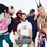 Sydney-based rap collective Lonely Souljaz are taking over: (from left) Shotta, 4orttune, DON!, Jords and lil golo.