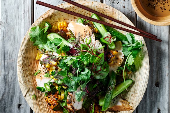 An easy chicken salad with loads of flavour.