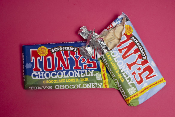 Tony’s Chocolonely has launched two Ben &amp; Jerry’s bars for the Australian market.