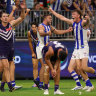 As it happened: North pip Freo by a point, Saints smash Dogs, Tigers overrun brave Crows, Pies obliterate putrid Power