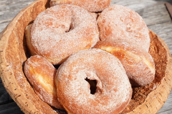 Cinnamon doughnuts at Tuga.