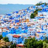 Chefchaouen, Morocco’s famous blue city.