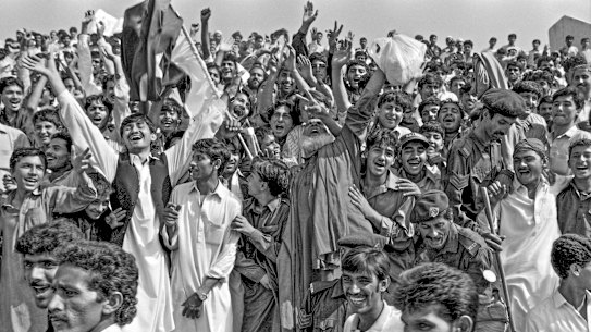 Pakistani fans provide a carnival atmosphere