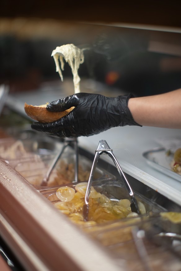 Panini are made to order.