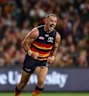 A Taylor Walker goal delivered the Crows the lead.