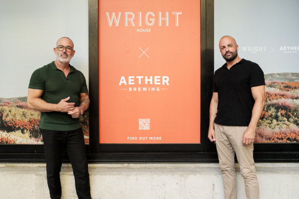 The Wright House owners Vincent Lombino and Jared Thibault.