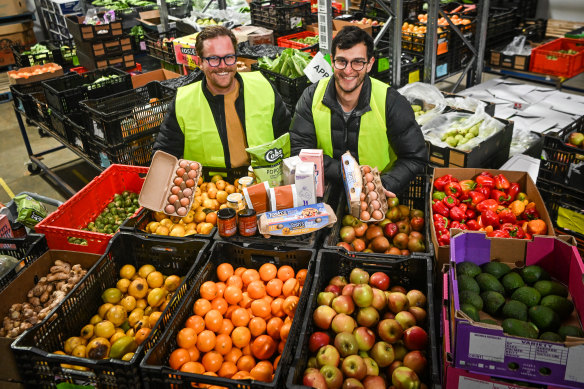 Josh Ball and Josh Brooks-Duncan, founders of delivery service Farmers Pick.