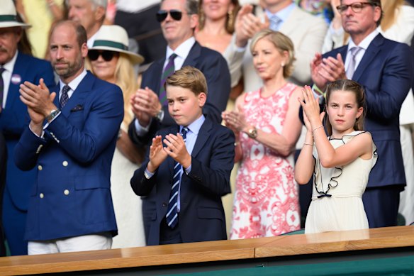 Prince William enjoys a day out with his two eldest children, Prince George and Princess Charlotte.