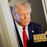 Even as he rocked the world with his tariff announcement, Donald Trump attempted to sell America to rich would-be immigrants with a $US5 million gold for a fast track to citizenship.