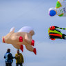For expert kite-maker Jo Baker, pigs really do fly