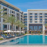 The Mandarin Oriental, Muscat and its pool.