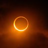 The 2024 solar eclipse, as seen in Puerto San Julian, Argentina.