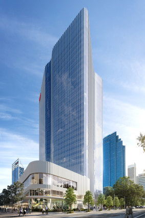 Once completed the tower will be the highest spec office space in Perth.