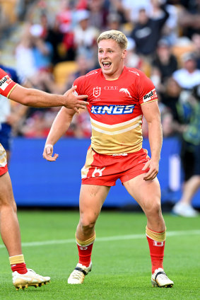 Max Plath earned his NRL debut with the Dolphins in 2023.