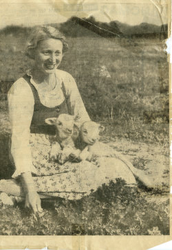 Austrian-born Gundula Feldner in pre-war years.