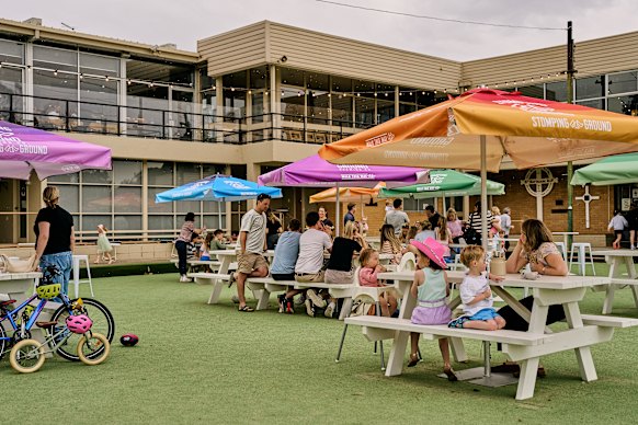 The East Malvern RSL is popular with young families in the area. 
