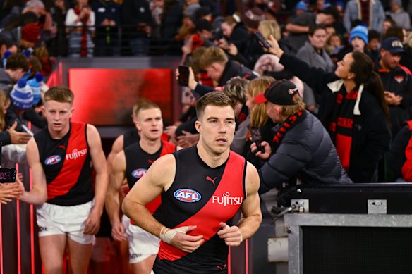 Zach Merrett’s position as Essendon skipper is sure to be a talking point this summer.