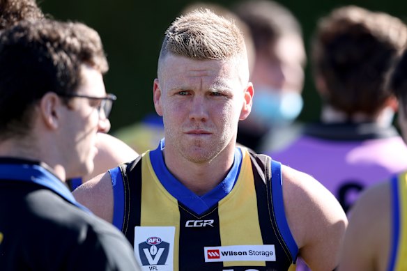 Late-season inclusion? Daniel Hannebery is working his way back through the VFL.