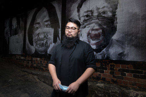 Badiucao, Shanghai-born political cartoonist, artist and rights activist