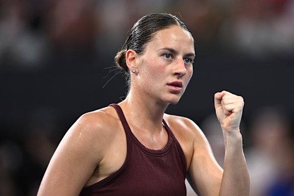 Ukrainian Marta Kostyuk.