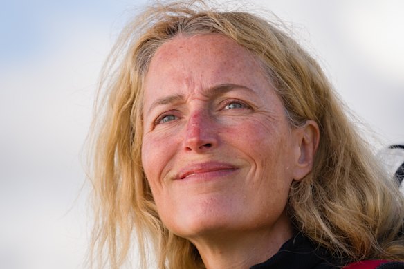 “Nobody’s seen Gillian [Anderson] like this,” says The Salt Path director Marianne Elliott.
