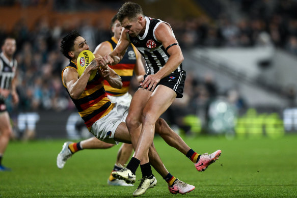Dan Houston was handed a five-match ban for his bump on Izak Rankine.