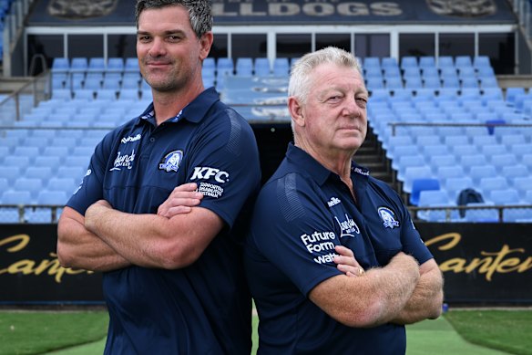 Bulldogs coach Cameron Ciraldo is backing general manager Phil Gould.