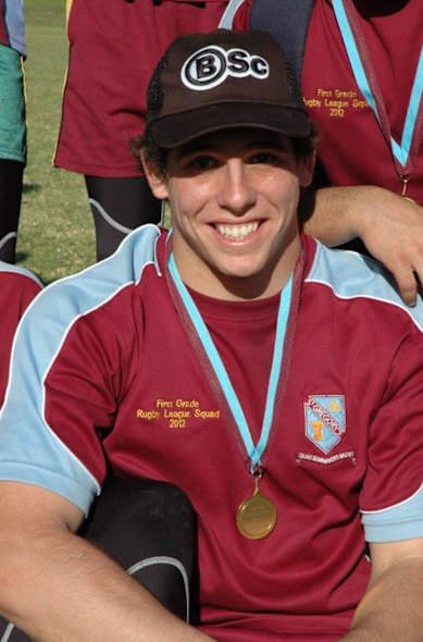 Adam Elliott during his St Gregory's College days.