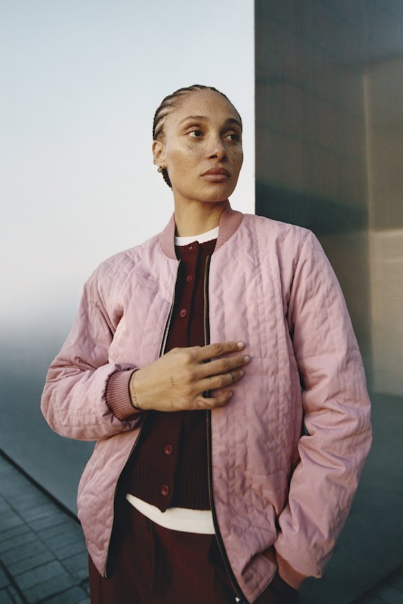 British model Adwoa Aboah wears Range Rover’s London Collection.