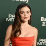 Lucy Hale sporting long and luxurious lock.