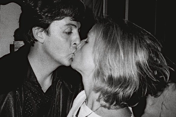 Paul and Linda McCartney, Abbey Road Studios, London, 1982