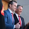 US Defence Secretary Pete Hegseth and his Australian counterpart Richard Marles are expected to meet again at the Shangri-La Dialogue in Singapore..