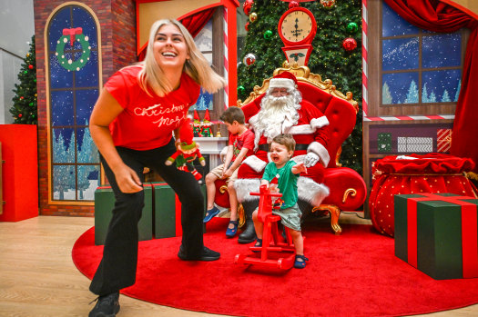 Crying kids, fur babies and a snake: Inside the crazy fun of Santa photo shoots