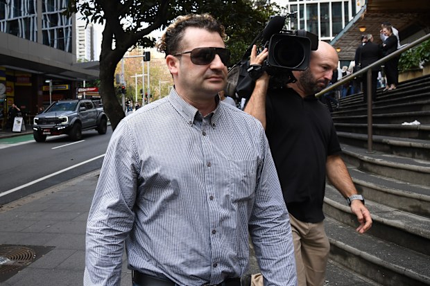 Anthony Koletti departs from the Downing Centre Local Court in Sydney, Thursday, June 11, 2026. Anthony Koletti, is the husband of Melissa Caddick, a self-styled financial advisor who went missing in 2020 and is presumed dead after defrauding $23 million from family and friends.