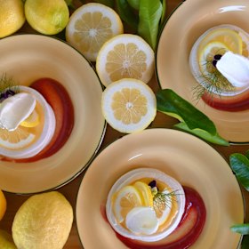 Dining at Green Olive.